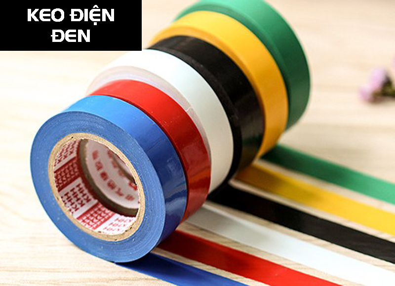 Băng KEO ĐIỆN - băng dính cách điện chống cháy rộng 16mm dài 10 mét