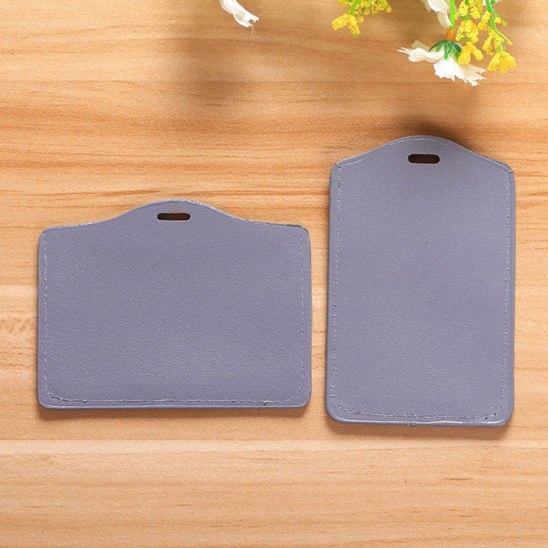 Combo 5 Bao da đựng thẻ ngang 5.4x8.5cm - thẻ đeo bằng da 1 mặt DA - NGANG