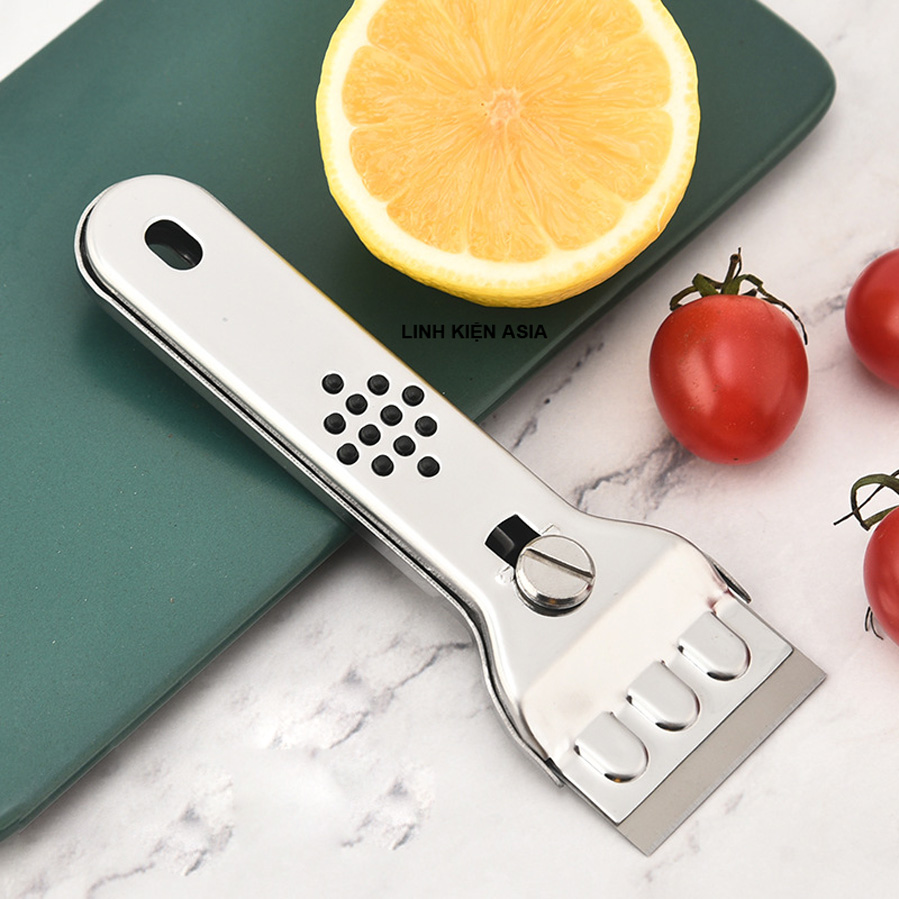 Xẻng cạo vệ sinh bếp, nền nhà, khử băng tủ lạnh bằng thép đa năng