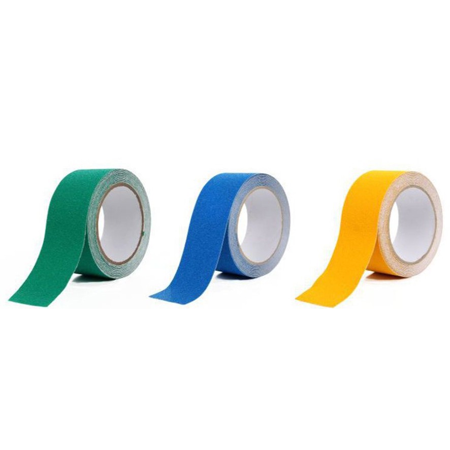 Cuộn băng keo CHỐNG TRƯỢT TRONG SUỐT, TRẮNG 5Mx5CM cho cầu thang - dán nền chống trơn trượt 5 mét