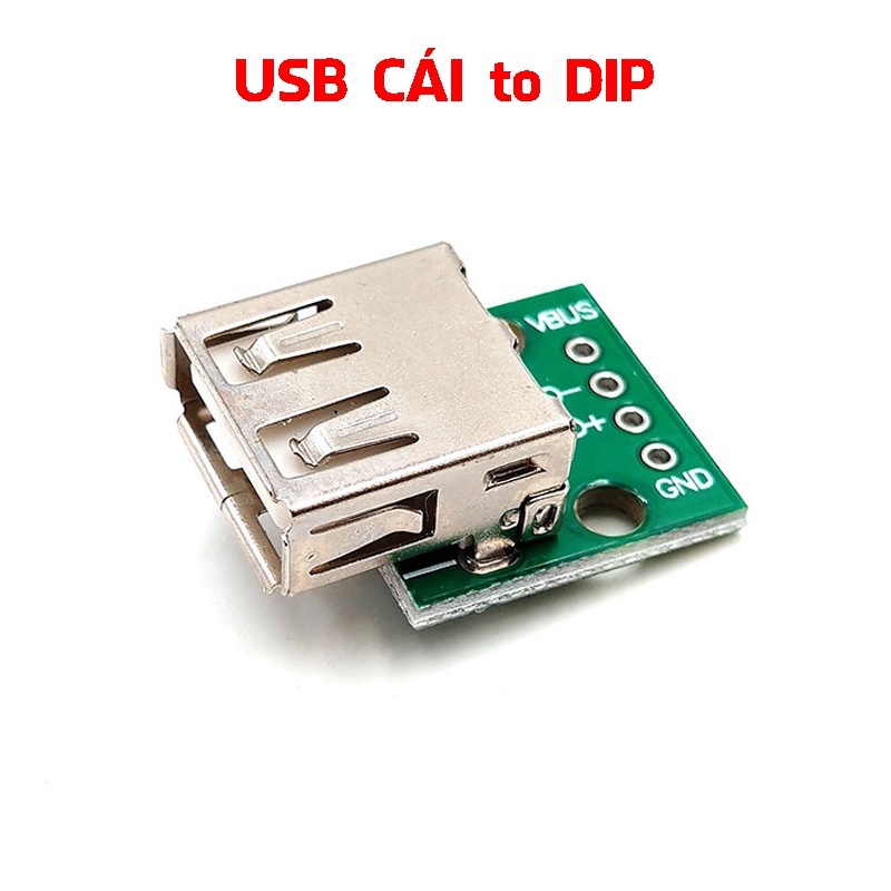 Mạch chuyển USB to 4 chân DIP - USB 2.0 to 4 chân DIP