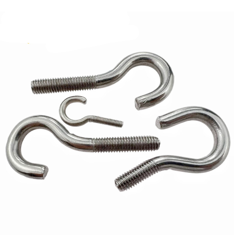 Vít móc dấu chấm hỏi mạ kẽm sáng bóng, vít treo đồ tiện dụng chắc chắn