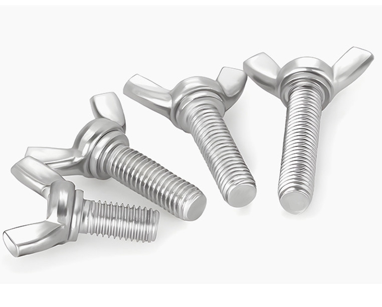 Bulong dài vặn tay cánh chuồn thép không gỉ 304
