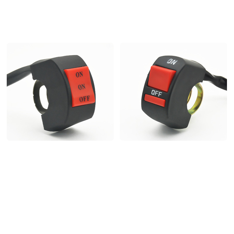 Công tắc đèn pha xe máy, công tắc 2 nấc/ 3 nấc gắn ghi đông xe đạp điện, xe mô tô