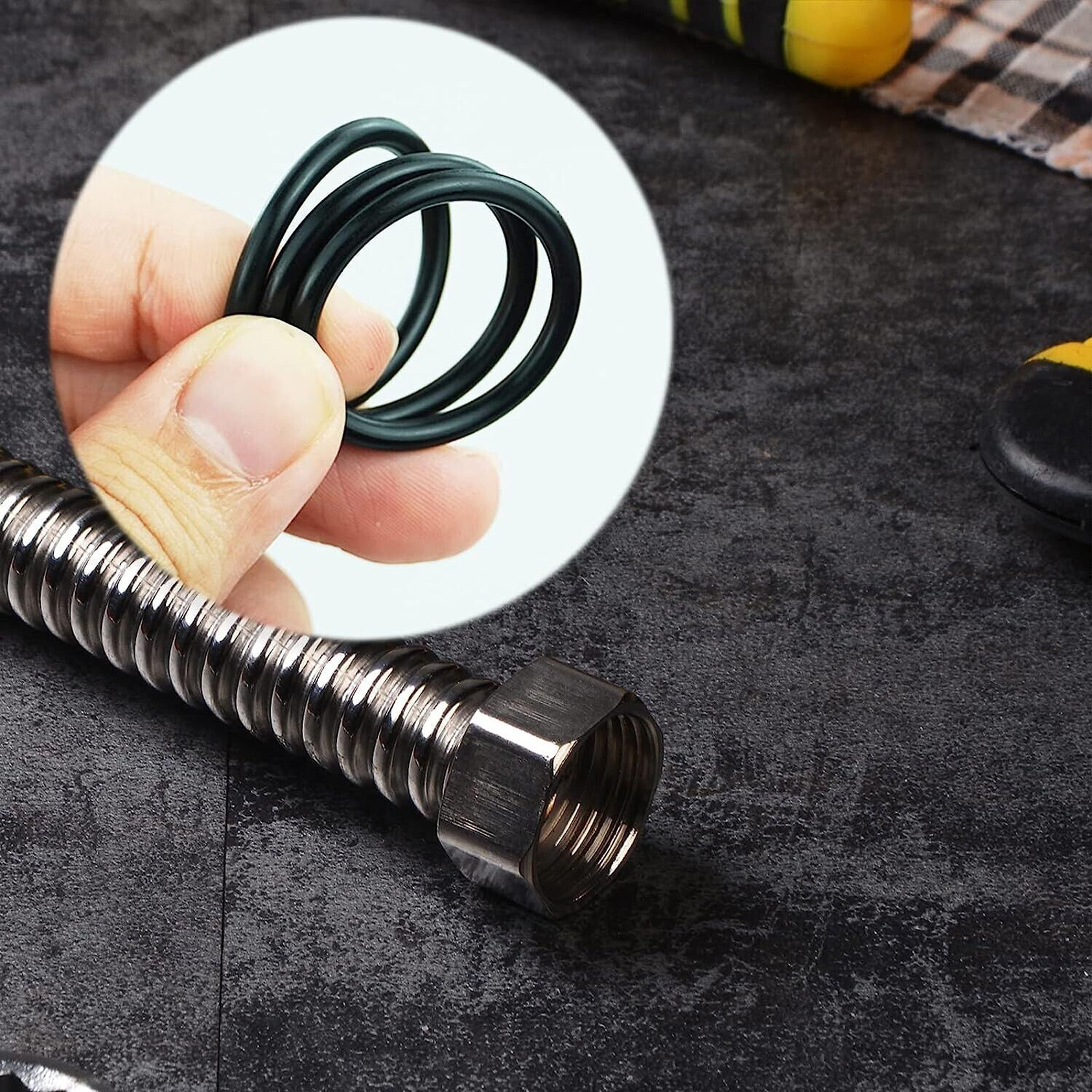 Hộp 200 gioăng cao su sửa chữa bảo trì điện nước