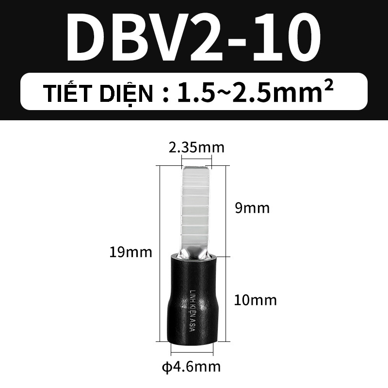 COMBO 10 Cos dẹp DBV gắn Aptomat (CB), cầu dao, đầu nối cách điện