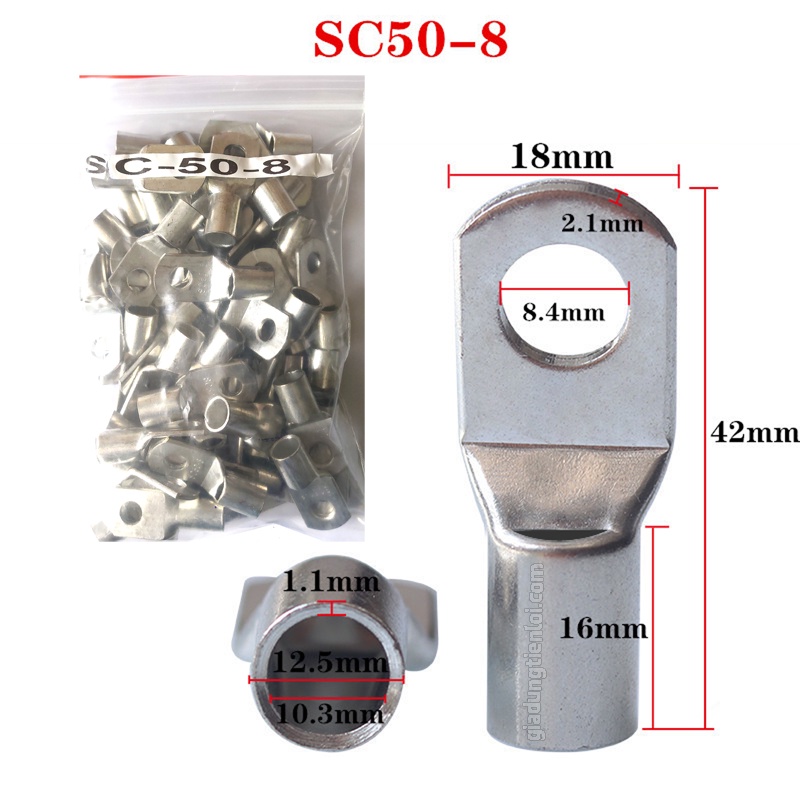 Đầu COS SC bằng đồng mạ si chống oxi hóa