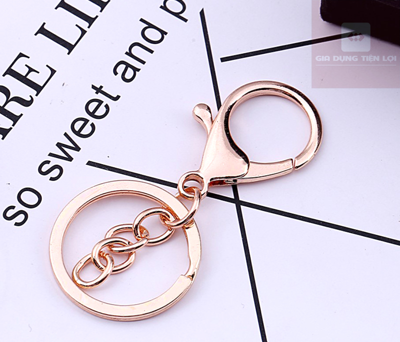 Combo 3 bộ khoen và móc khóa Càng Cua