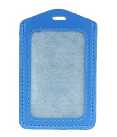 Bao da đựng thẻ dọc 5.4x8.5cm - thẻ đeo bằng da 1 mặt DỌC
