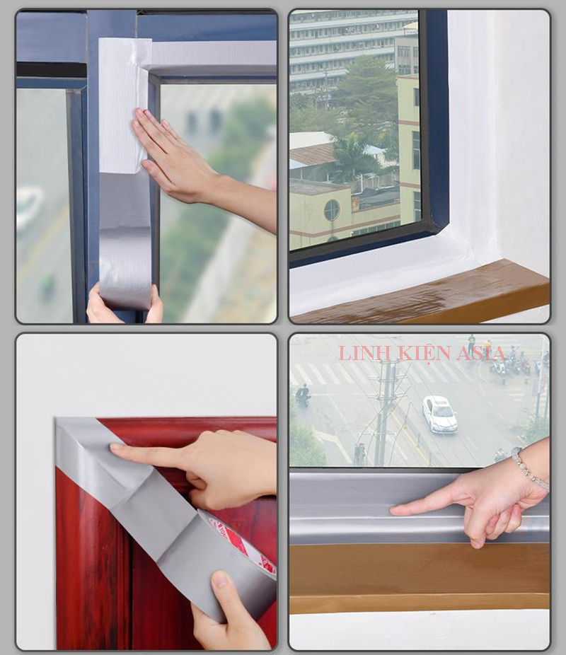 Băng keo TPE COMPOTISE dán bàn bếp chống thấm, dán cửa sổ chống gió rộng 5CM
