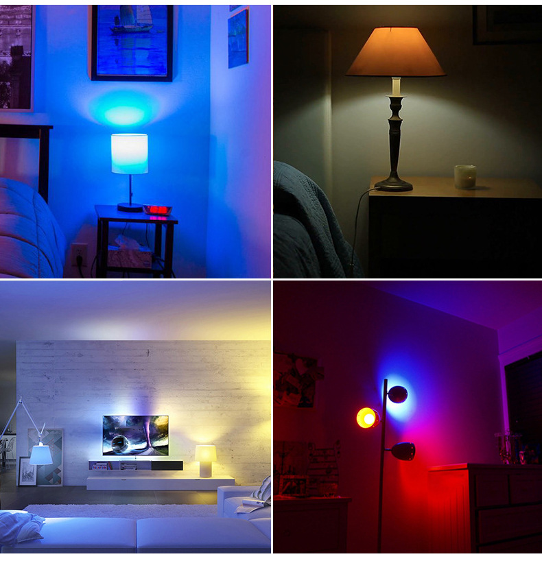 Bóng đèn đổi màu RGB 220V remote điều khiển từ xa đuôi vặn E27