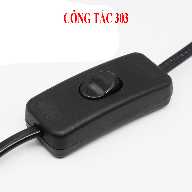 Công tắc đèn bàn 303D điện áp 110-220V nhỏ gọn dễ lắp đặt