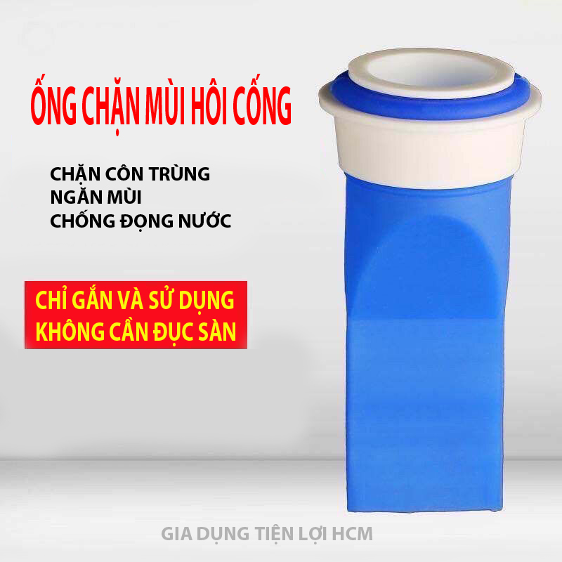 Bộ ngăn mùi hôi cống cao cấp kích thước ống 40-50mm XANH