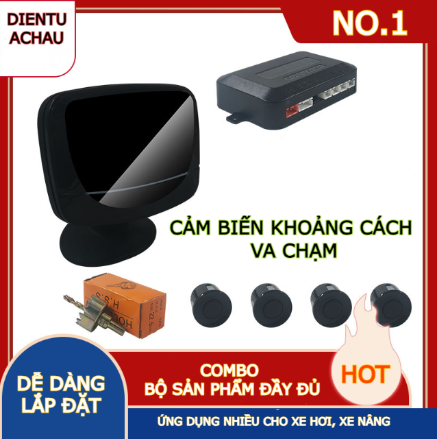 Cảm biến va chạm phía sau và xung quanh xe hơi, xe nâng