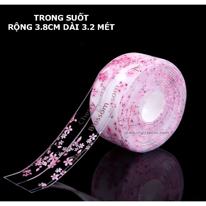 Băng keo PVC rộng 3.8CM chống thấm và chống nấm mốc nhà bếp