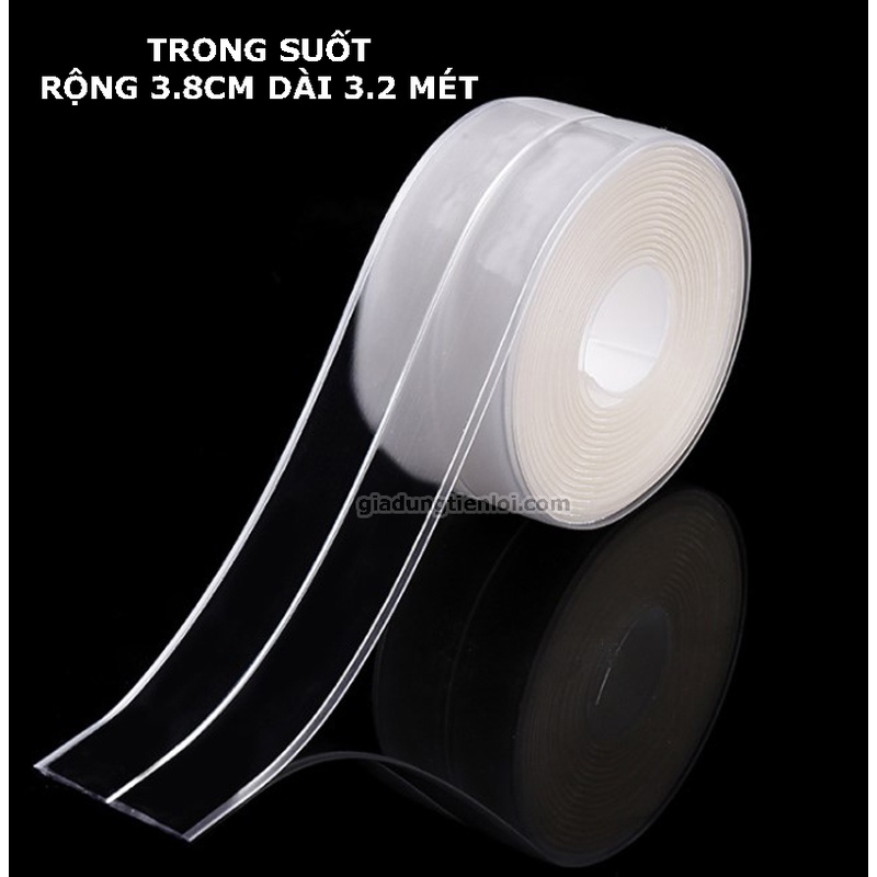 Băng keo PVC rộng 3.8CM chống thấm và chống nấm mốc nhà bếp