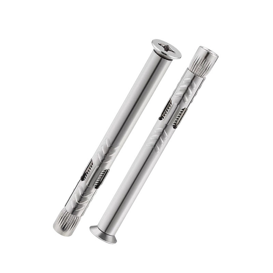 VÍT NỞ đầu phẳng chữ thập, tắc kê thép không gỉ 304