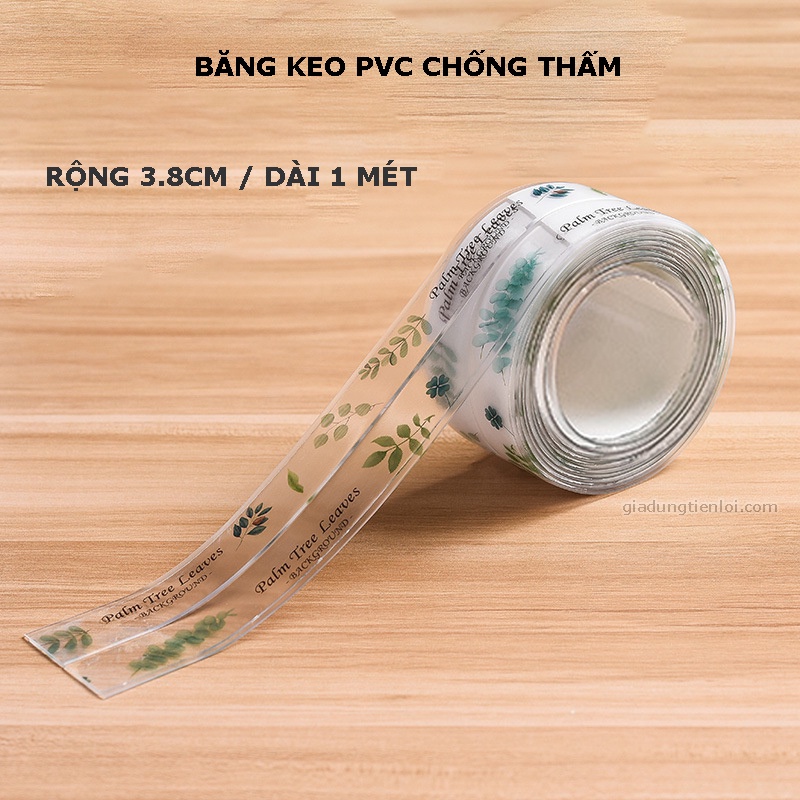 Băng keo PVC rộng 3.8CM chống thấm và chống nấm mốc nhà bếp