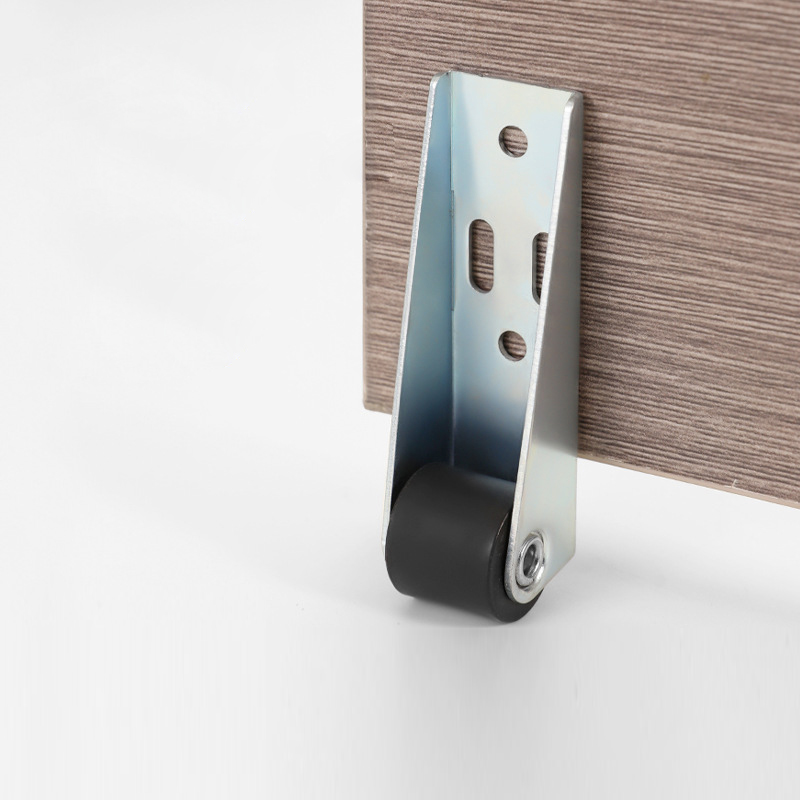 Giá đỡ có bánh xe có 4 lỗ vặn vít phụ kiện hộc kéo, tủ kéo, kệ di động