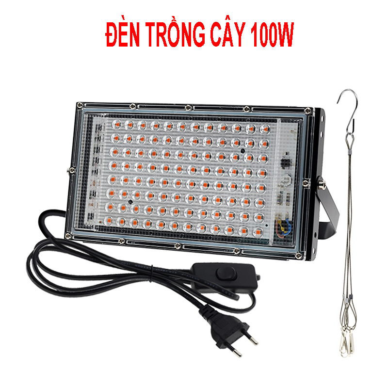 Đèn LED trồng cây 50W/100W giúp cây phát triển khi thiếu ánh nắng