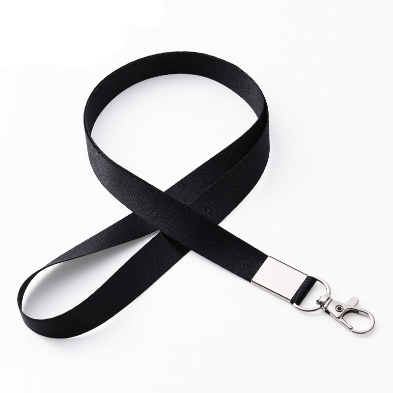 Dây Đeo Thẻ Lụa rộng 1.5cm Kèm Móc Khóa Tiện Lợi (Không Bao Gồm Bảng Tên)