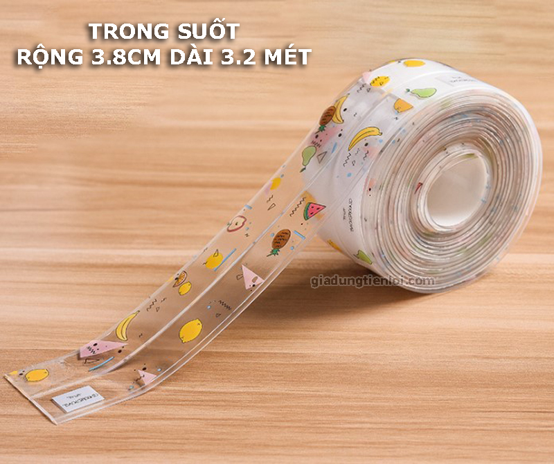 Băng keo PVC rộng 3.8CM chống thấm và chống nấm mốc nhà bếp