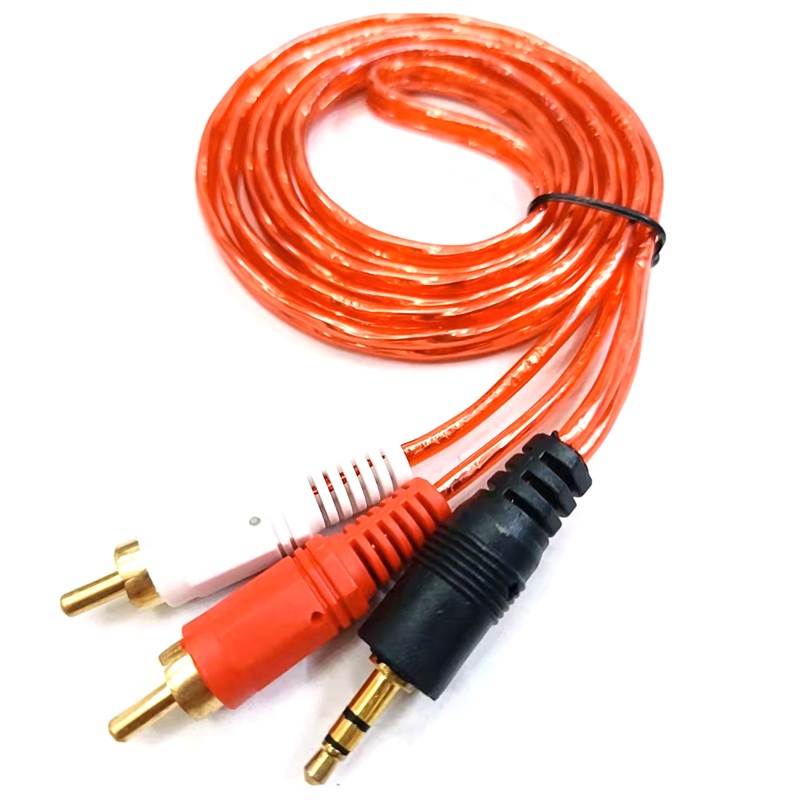 Cáp AV 1 ra 2, 1 ra 3, 3 ra 3 - Giắc audio video đầu 3.5 ly ra 2 đầu 3 đầu hoa sen 1.5m 10m (TVbox)