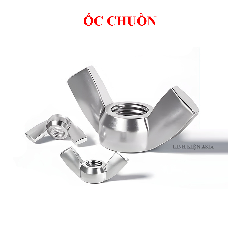 Đai ốc cánh chuồn vặn vít bằng tay inox không gỉ inox 304
