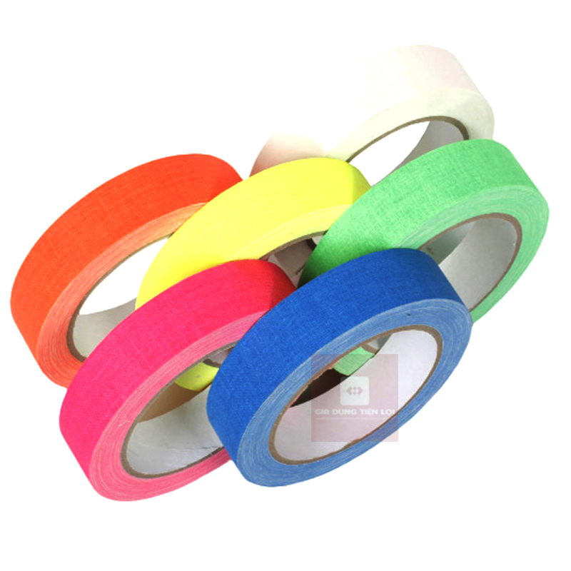 Băng keo UV huỳnh quang rộng 15mm dài 5m trang trí phòng, sân khấu
