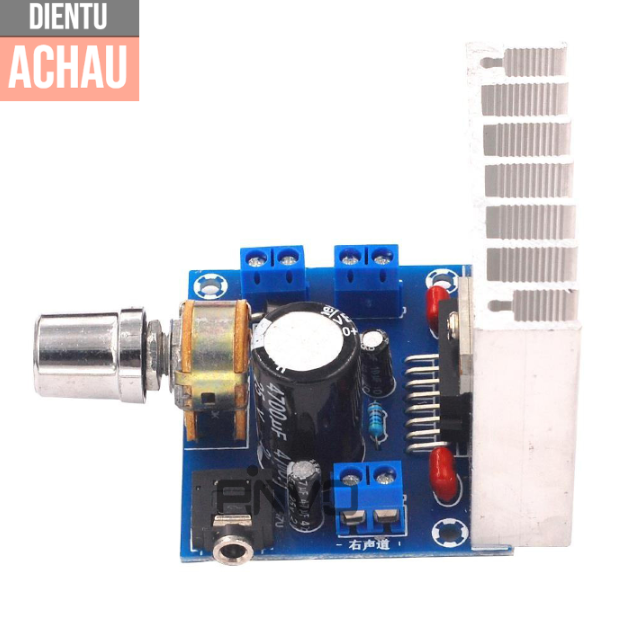 Mạch khuếch đại âm thanh TDA7297 25W + 25W nguồn cấp 12V có vô lum