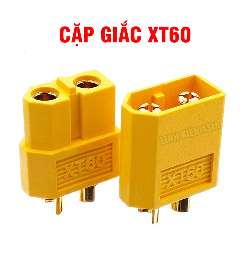 Cặp giắc XT60 chịu dòng tải cao dùng kết nối pin