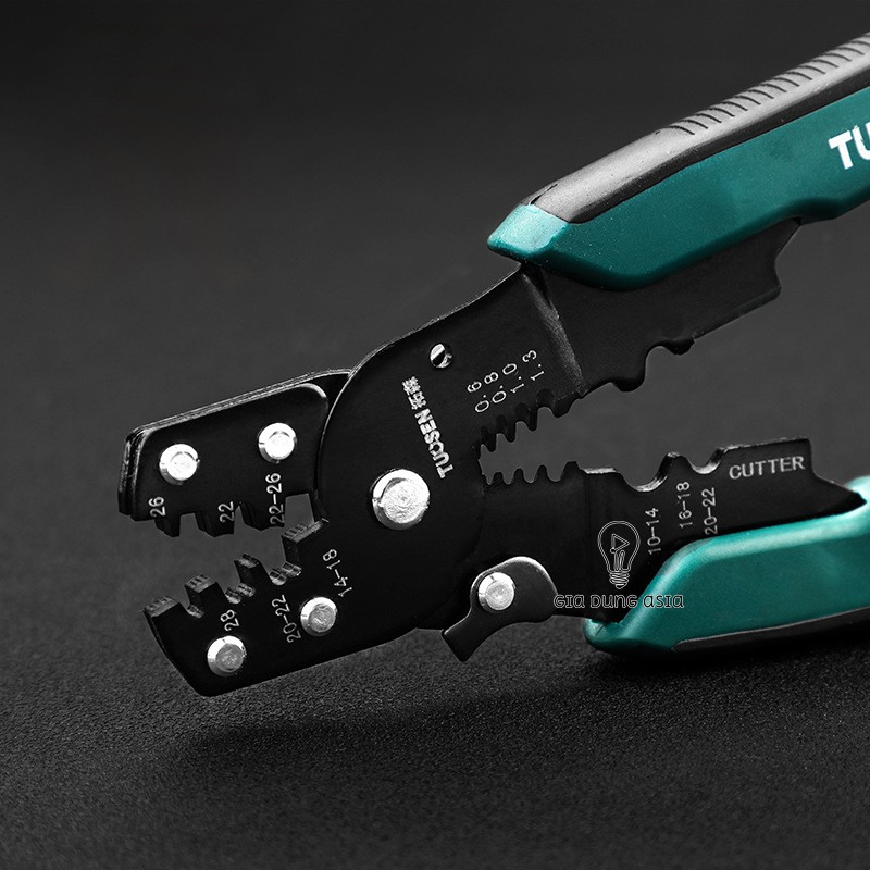 Kìm bấm cos và tuốt dây điện đa năng 22-28