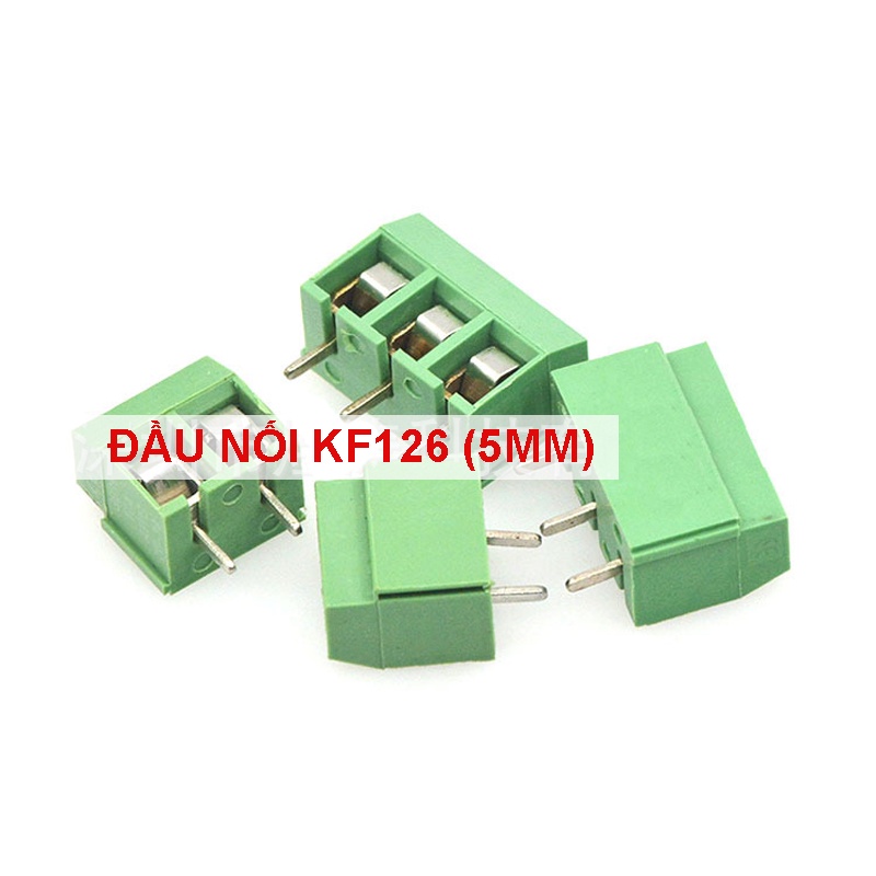 Combo 3 giắc nối dây nguồn domino KF126 KF128 KF301 vặn vít cố định