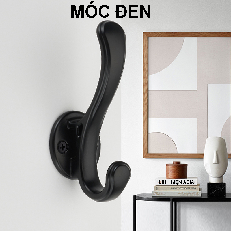 Móc CỔ ĐIỂN thiết kế sang trọng dùng treo quần áo, nón khăn sơn mạ điện bền bỉ