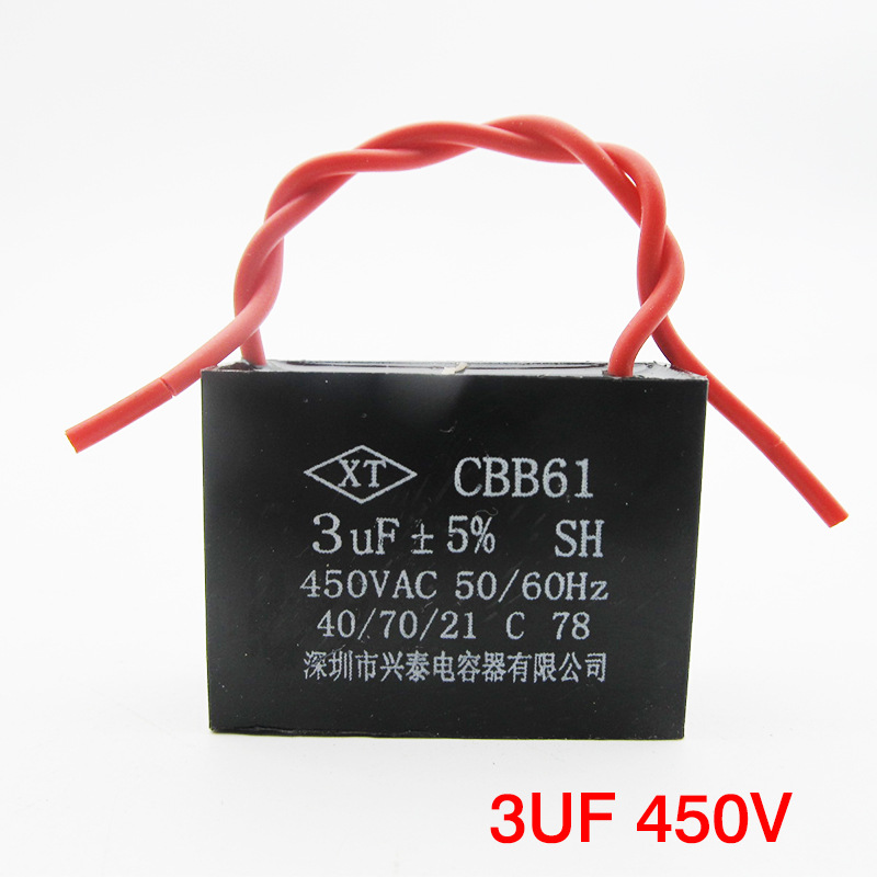 Tụ Khởi Động Quạt Không Phân Cực /  thông số từ 1.5uf-5uf