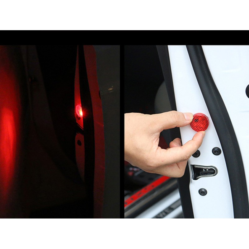 Bộ 2 đèn led nhấp nháy nhiều chế độ cảnh báo xe đi sau khi mở cửa xe hơi ô tô