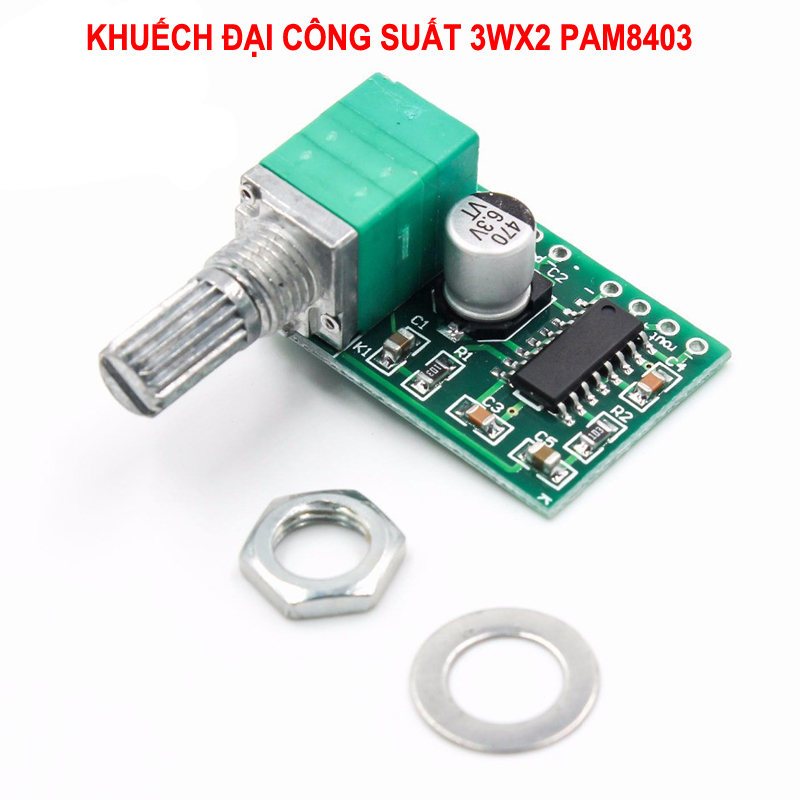 Bo mạch khuếch đại âm thanh kỹ thuật số 3Wx2 PAM8403
