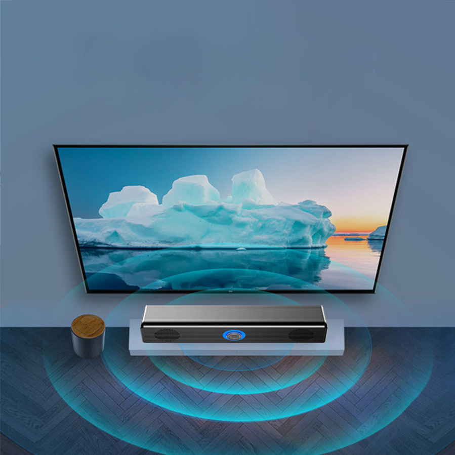 Loa thanh máy tính có núm âm lượng USB âm thanh siêu trầm blaster soundbar