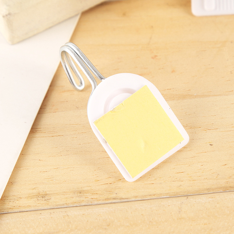 Vỉ 6 MÓC NHỰA nhà bếp, móc dính chắc chắn thẩm mỹ dùng nhà bếp và phòng tắm