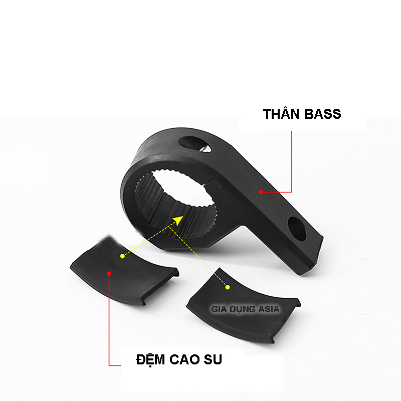 Giá đỡ gắn đèn trợ sáng kẹp ghi đông đường kính 30mm