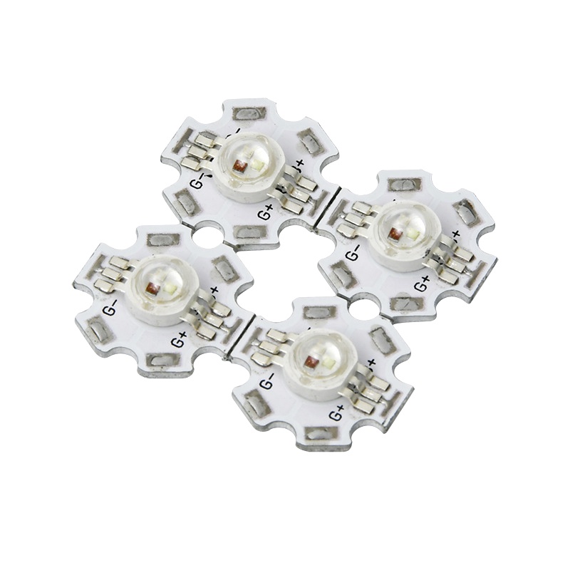 Chip led luxeon 3W-9W RGB 6 chân, led 3 in 1 siêu sáng