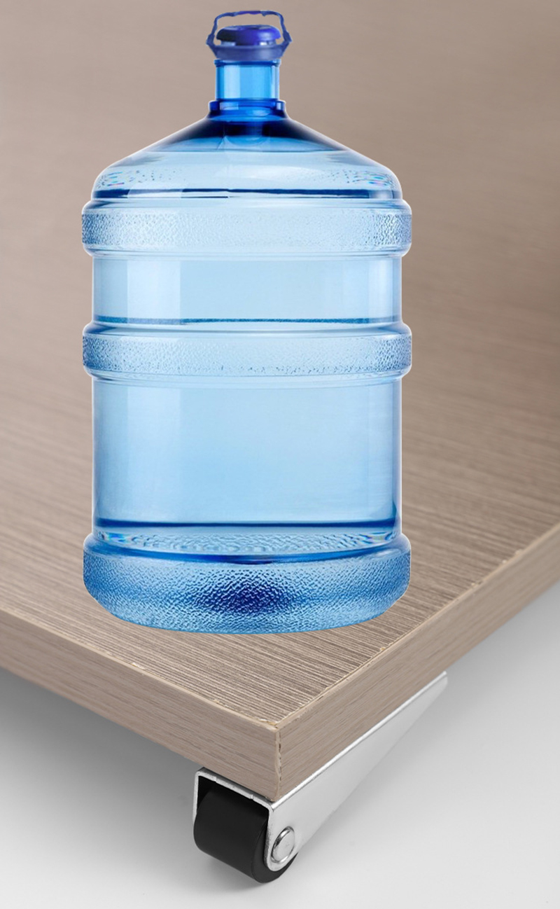 Giá đỡ có bánh xe có 4 lỗ vặn vít phụ kiện hộc kéo, tủ kéo, kệ di động