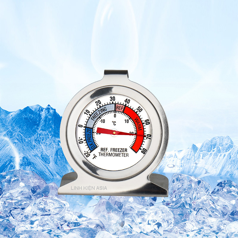 Nhiệt kế TỦ LẠNH đo nhiệt độ -30 độ C đến 30 độ C (-20 độ F đến 80 độ F)