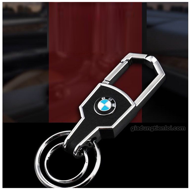 Móc treo chìa khóa có logo thương hiệu ôtô, xe hơi, xe máy cao cấp, không gỉ