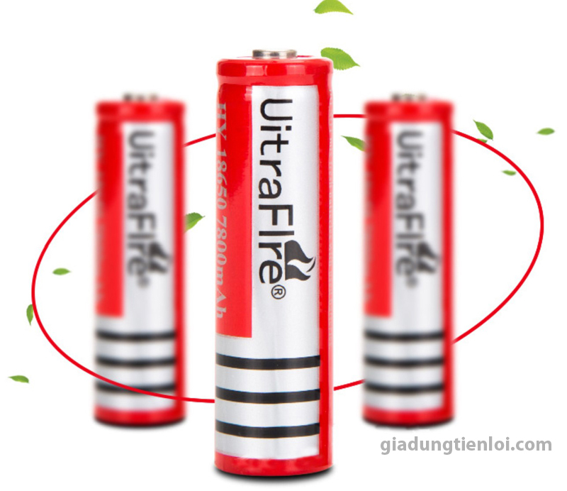 Pin sạc UltraFire 18650mAh-4800mAh - Combo 10 viên