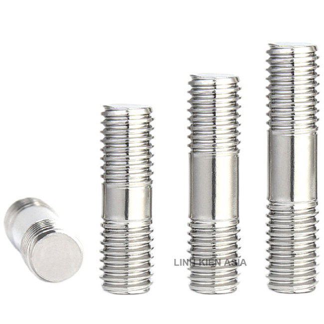 Bu lông ren HAI ĐẦU inox 304 nối đinh vít mở rộng hai đầu