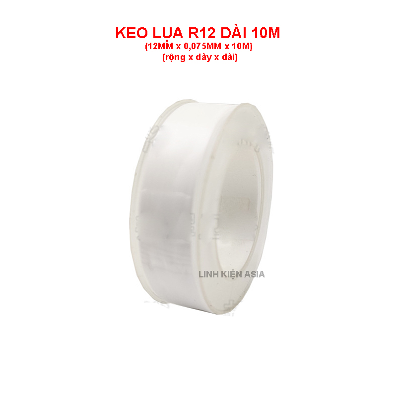 Keo LỤA cao su non quấn ron ống nước chống rò rỉ, băng quấn PTFE