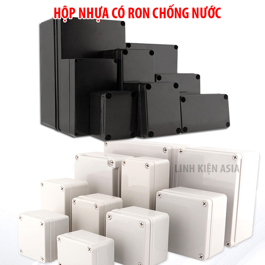 Hộp nhựa có ron chống nước chế loa bluetooth - nhựa ABS siêu bền