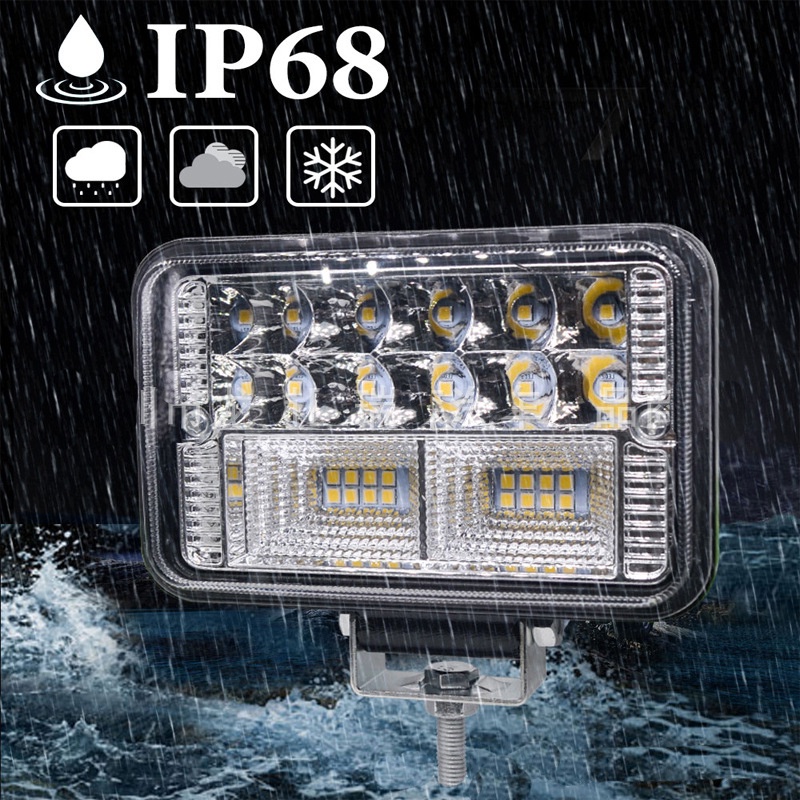 Đèn pha LED 12-24V 54W gắn ô tô – xe nâng - đèn trợ sáng xe tải