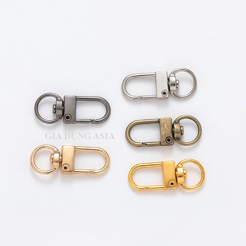 10 Móc khóa CÀNG TÔM hợp kim sơn màu xinh xắn, tự làm phụ kiện handmade